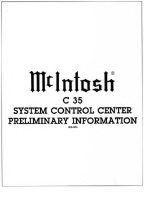 McIntosh C35-Preliminary-Information